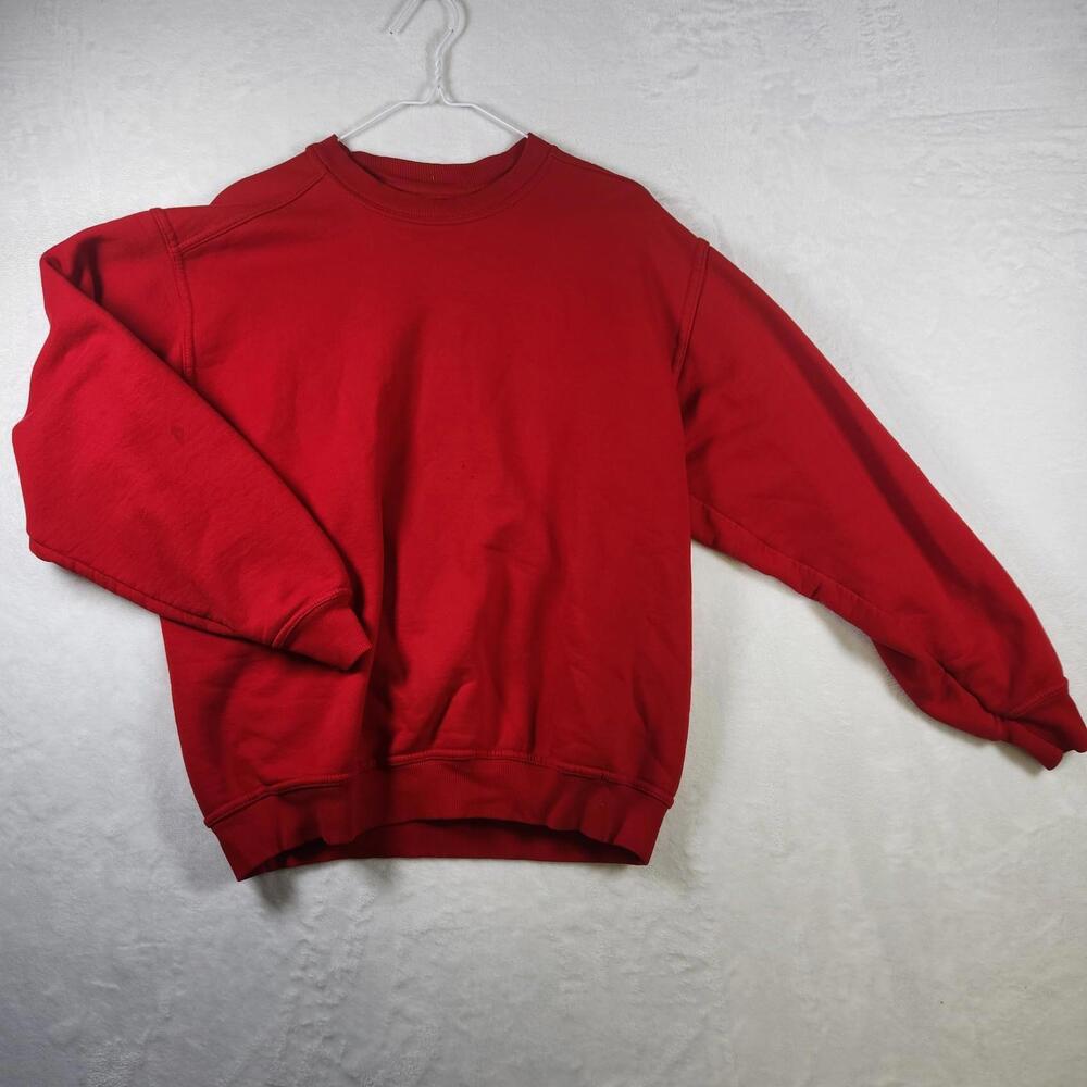 Vtg Pluma by Russell‎ Athletic Red Sweatshirt L Made in Mexico 90s Crewneck...